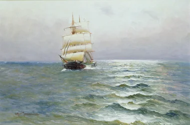 Großes Segelschiff